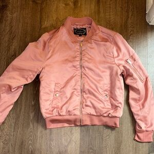 Ambiance Pink Bomber Jacket